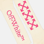 언더웨어 및 홈웨어 Chaussettes Bookish Arrow Off-White 하얀색 Femme