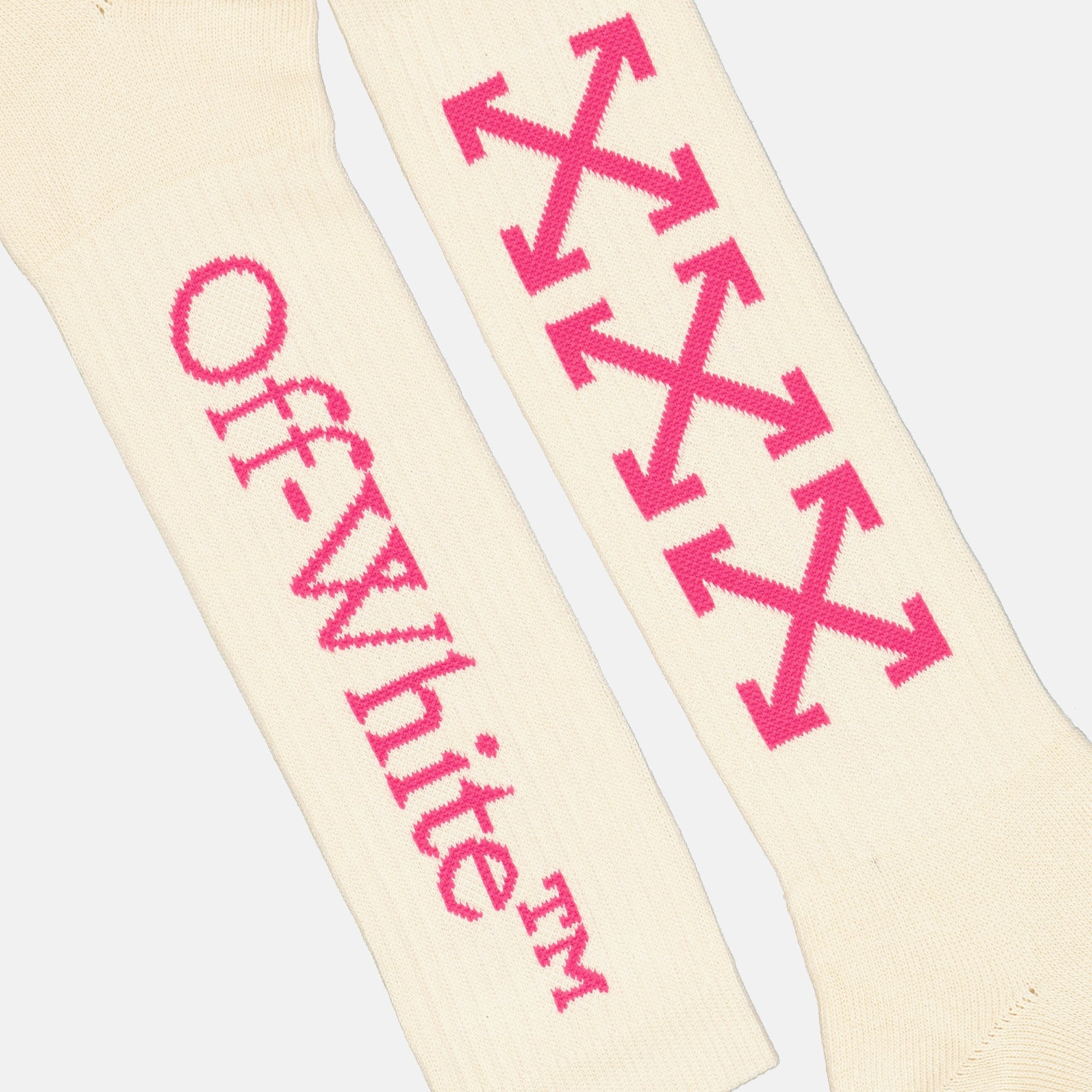 언더웨어 및 홈웨어 Chaussettes Bookish Arrow Off-White 하얀색 Femme