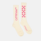 언더웨어 및 홈웨어 Chaussettes Bookish Arrow Off-White 하얀색 Femme
