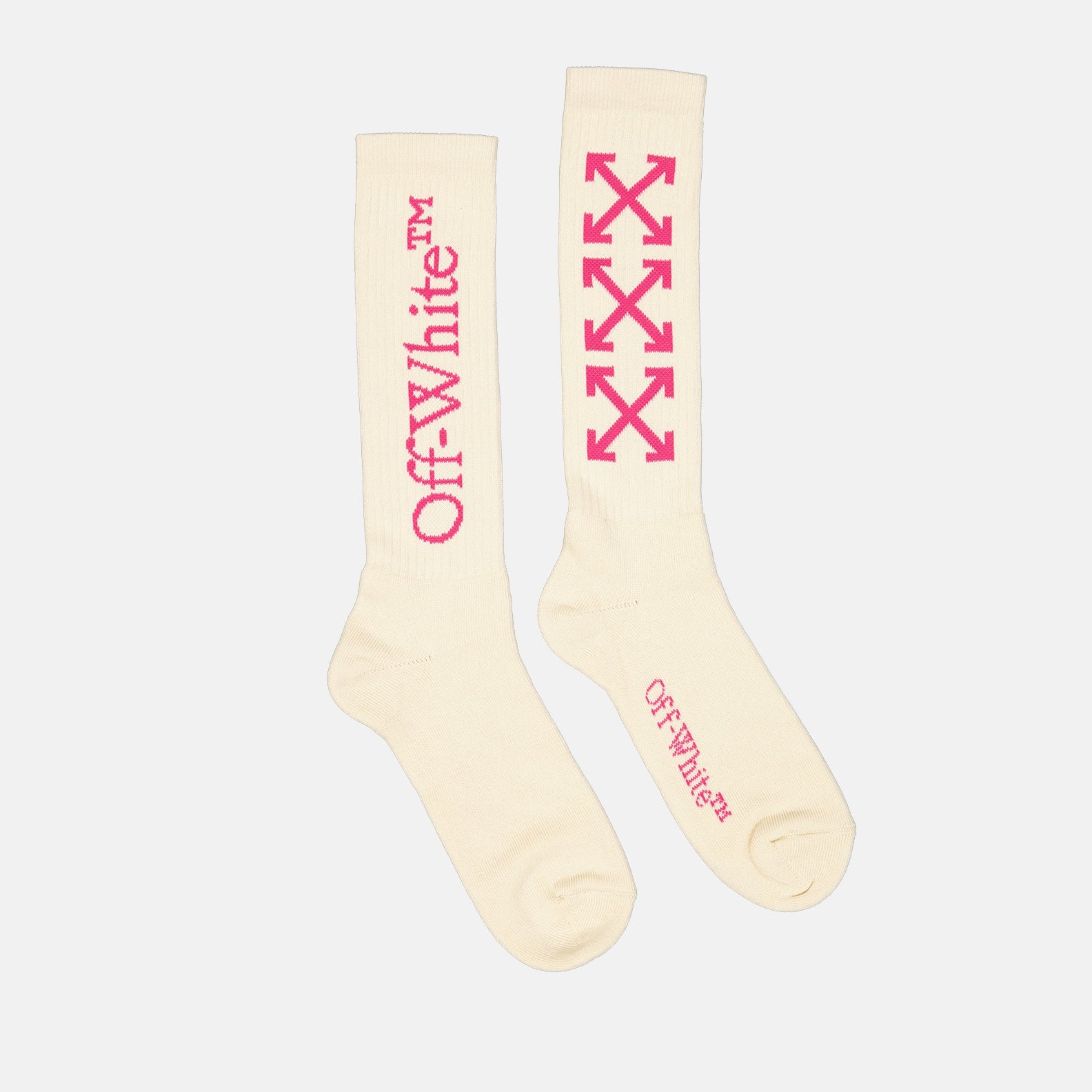 언더웨어 및 홈웨어 Chaussettes Bookish Arrow Off-White 하얀색 Femme