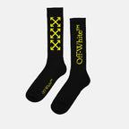 언더웨어 및 홈웨어 Chaussettes Bookish Arrow Off-White 검은색 Homme