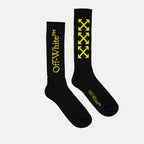 언더웨어 및 홈웨어 Chaussettes Bookish Arrow Off-White 검은색 Homme