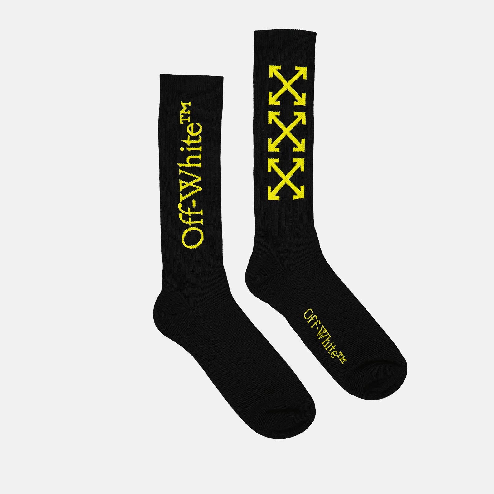 언더웨어 및 홈웨어 Chaussettes Bookish Arrow Off-White 검은색 Homme