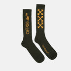 언더웨어 및 홈웨어 Chaussettes Bookish Arrow Off-White 검은색 Homme