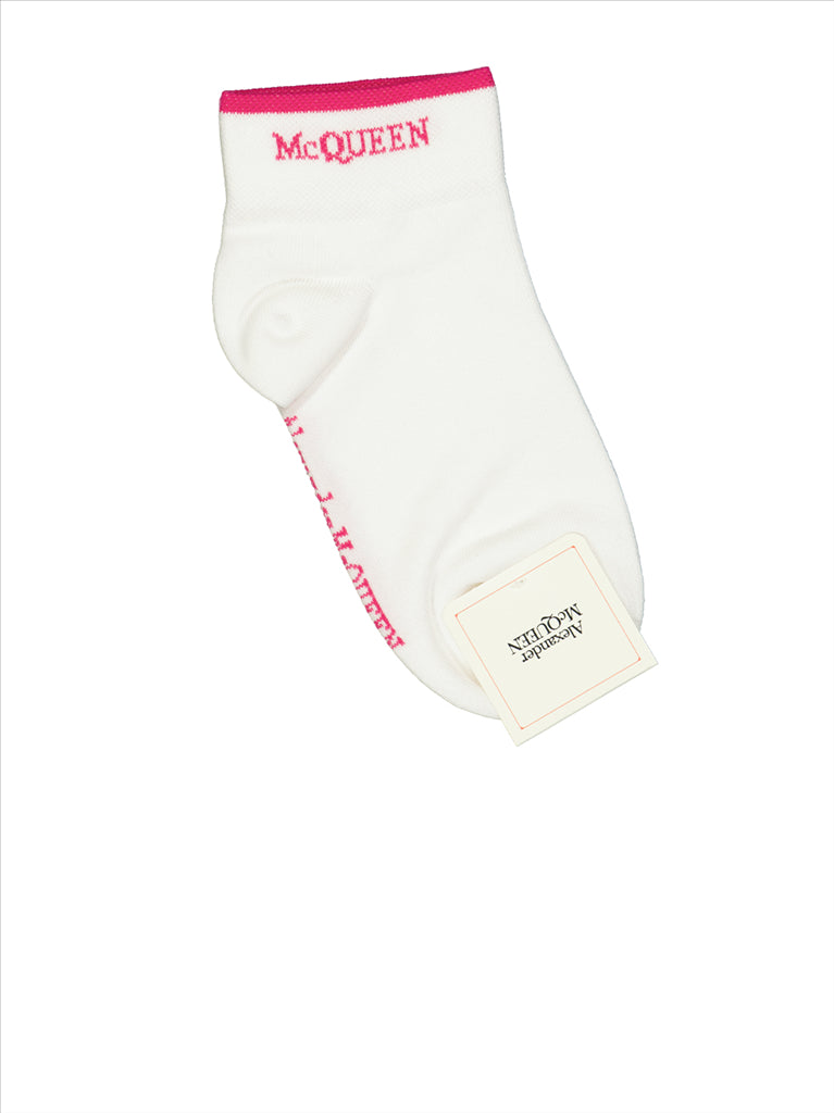 Ropa interior y homewear Chaussettes à logo Alexander McQueen Blanco Femme
