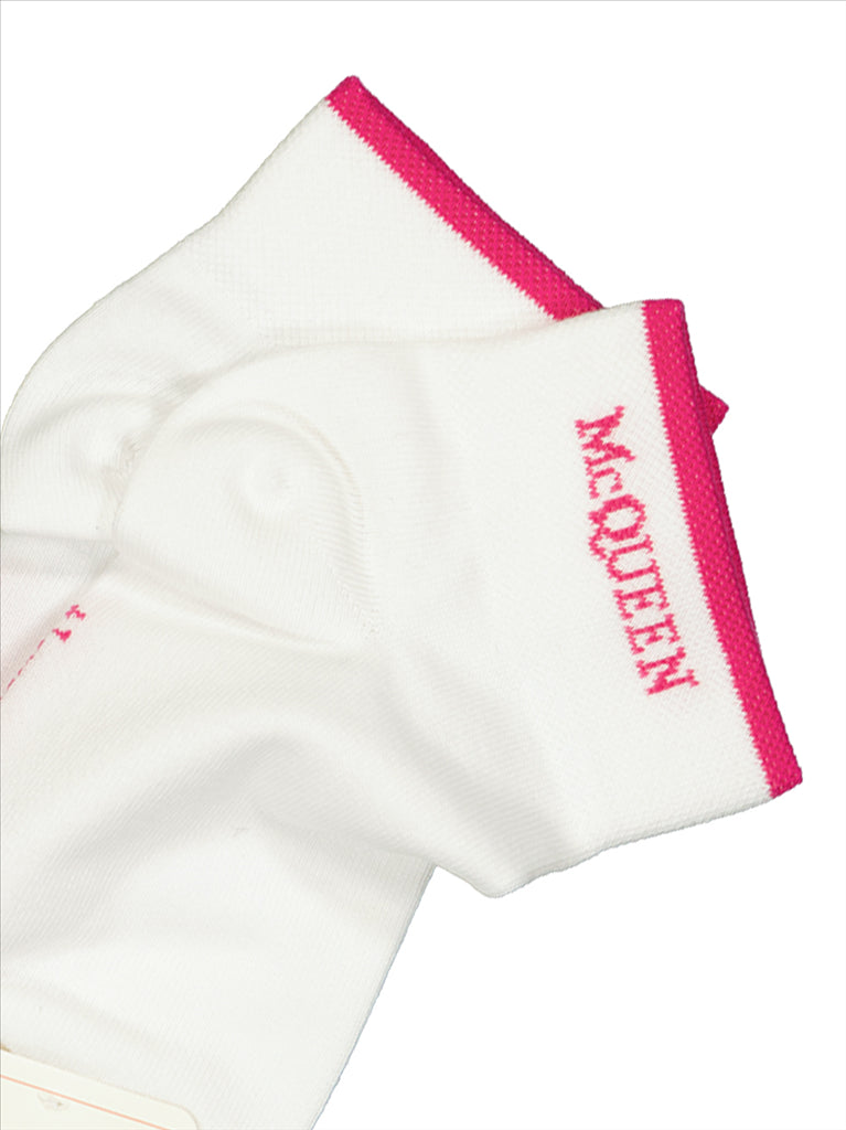 Ropa interior y homewear Chaussettes à logo Alexander McQueen Blanco Femme