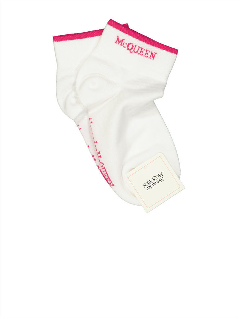 Ropa interior y homewear Chaussettes à logo Alexander McQueen Blanco Femme