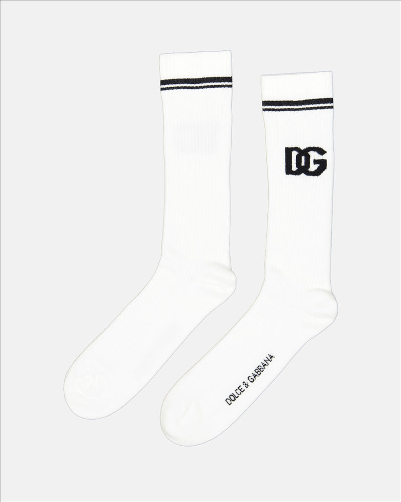 Underwear and homewear DG Socks Dolce & Gabbana White Man