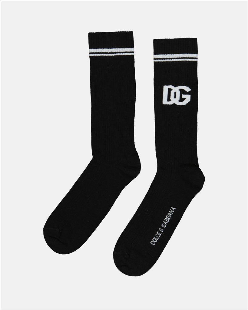언더웨어 및 홈웨어 Chaussettes DG Dolce & Gabbana 검은색 Homme