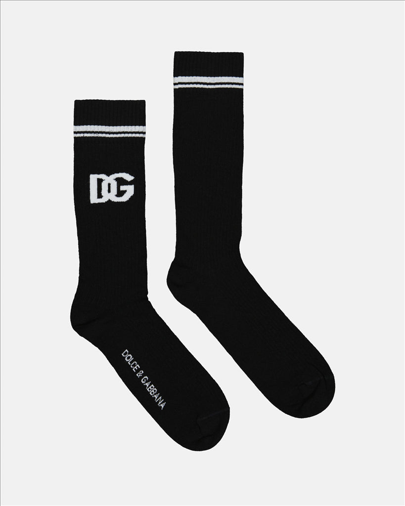 언더웨어 및 홈웨어 Chaussettes DG Dolce & Gabbana 검은색 Homme