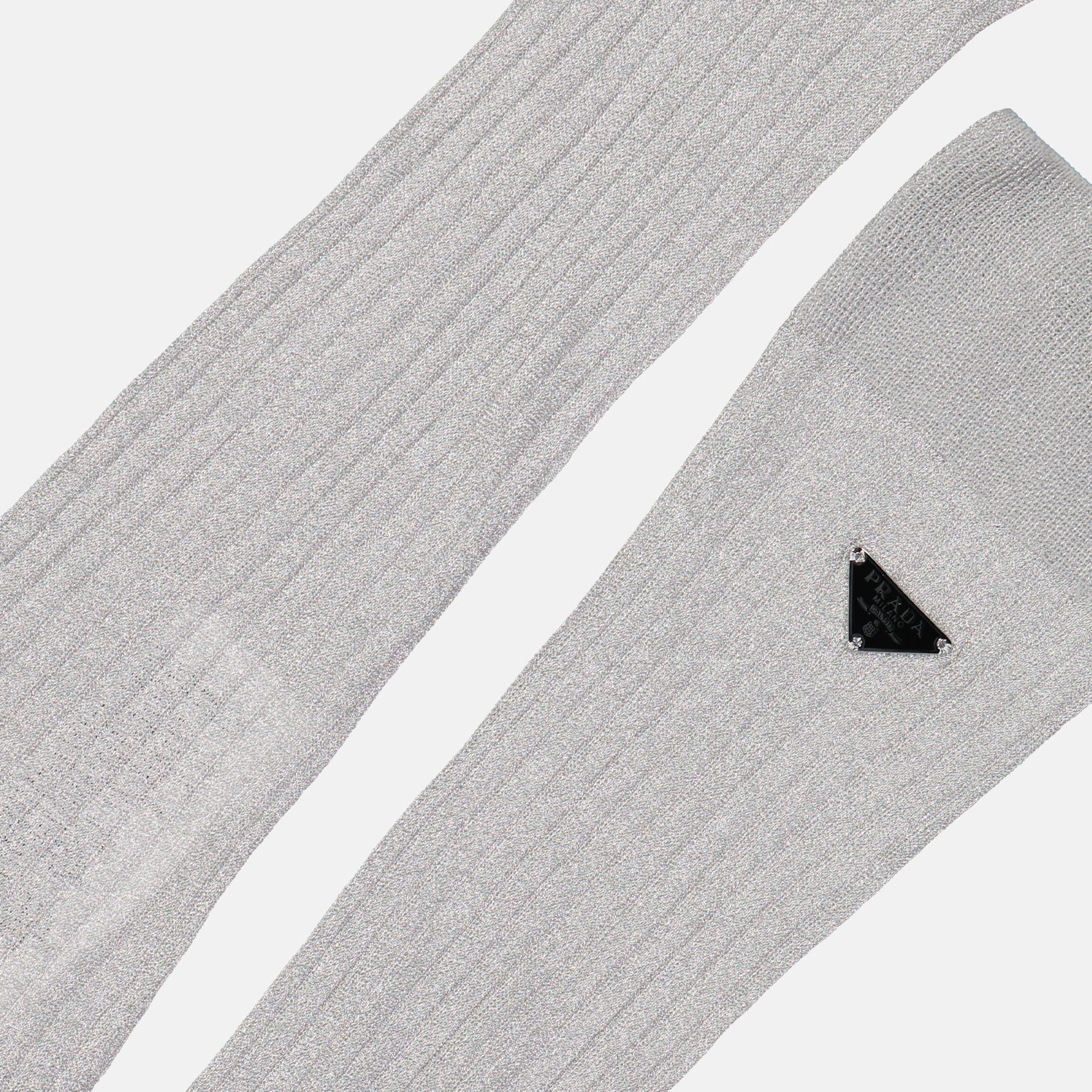 Underwear and homewear Lurex socks Prada Silver Women