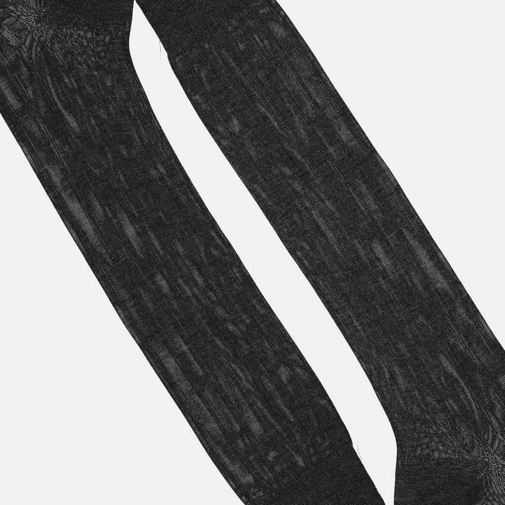 언더웨어 및 홈웨어 Chaussettes en soie Miu Miu 회색 Femme