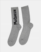 언더웨어 및 홈웨어 Chaussettes Graffiti Alexander McQueen 회색 Homme