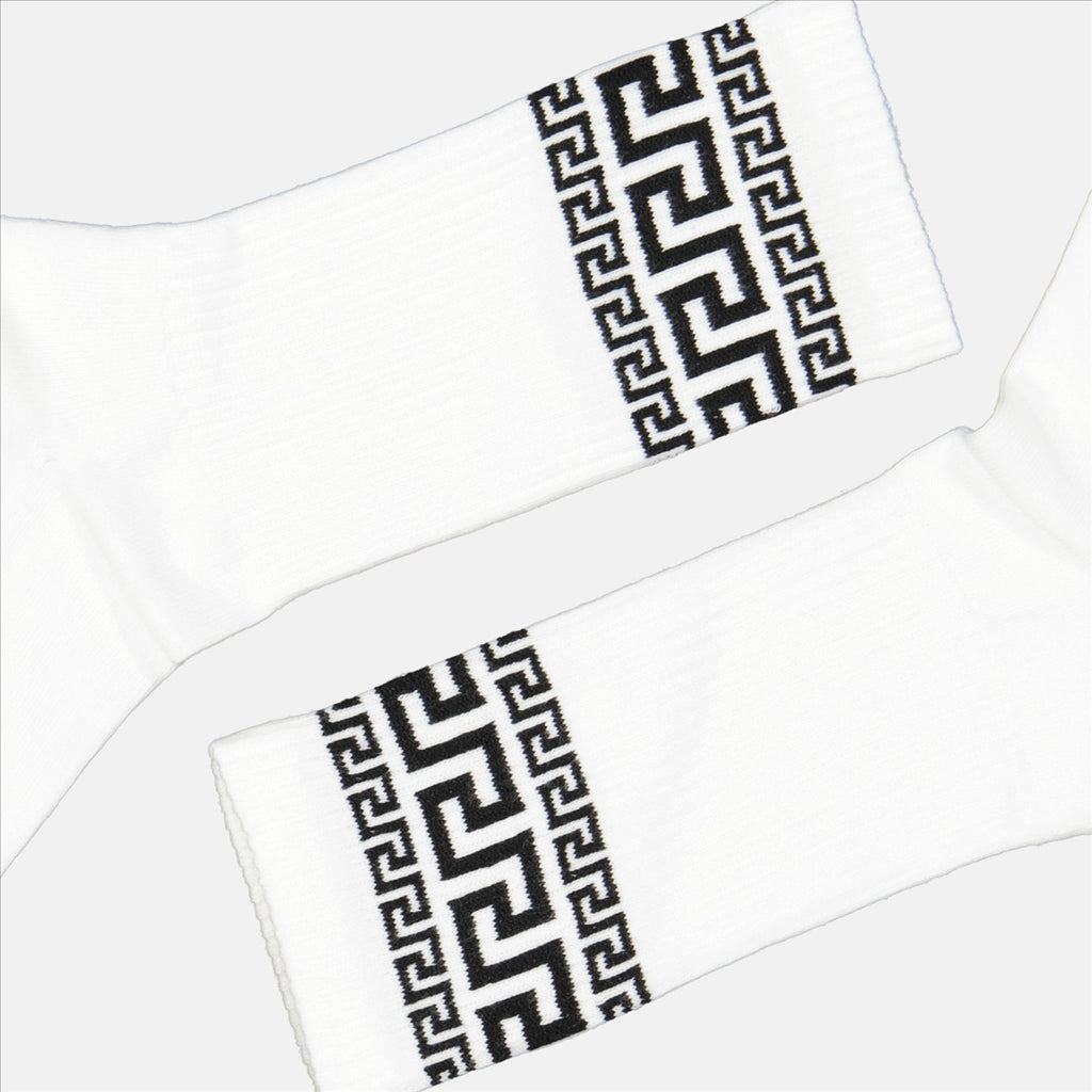 언더웨어 및 홈웨어 Chaussettes Greca Versace 하얀색 Femme