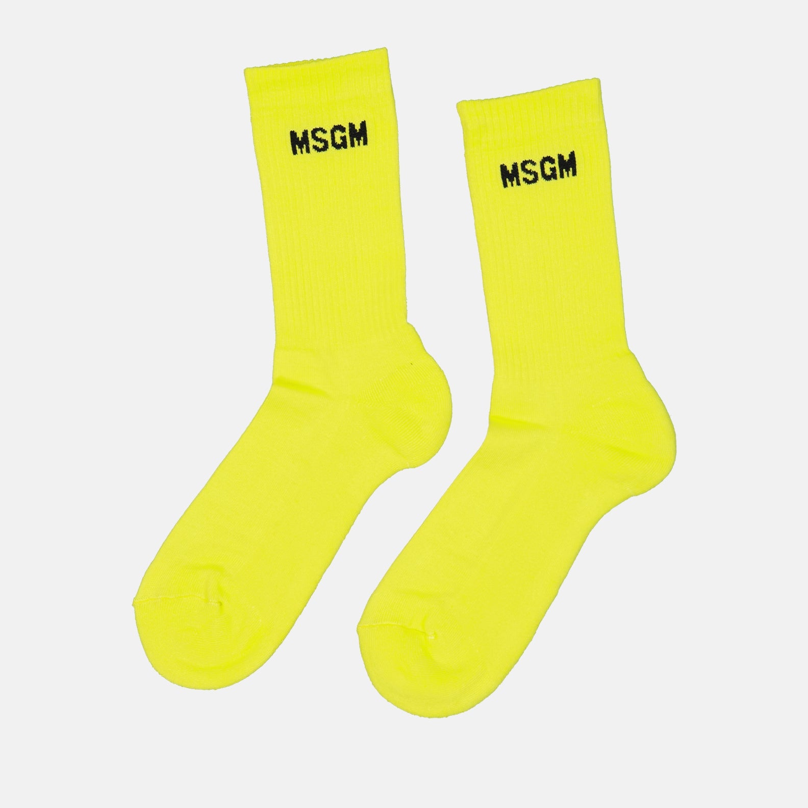 Ropa interior y homewear Chaussettes à logo MSGM Amarillo Femme