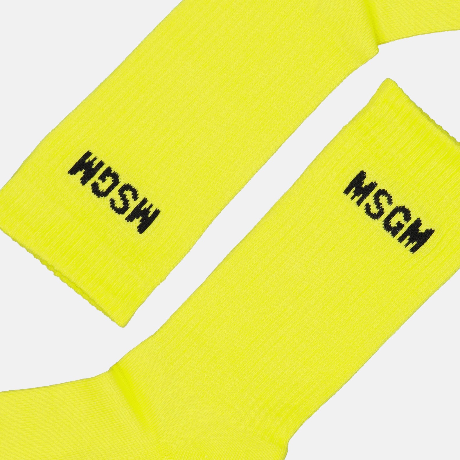 Ropa interior y homewear Chaussettes à logo MSGM Amarillo Femme