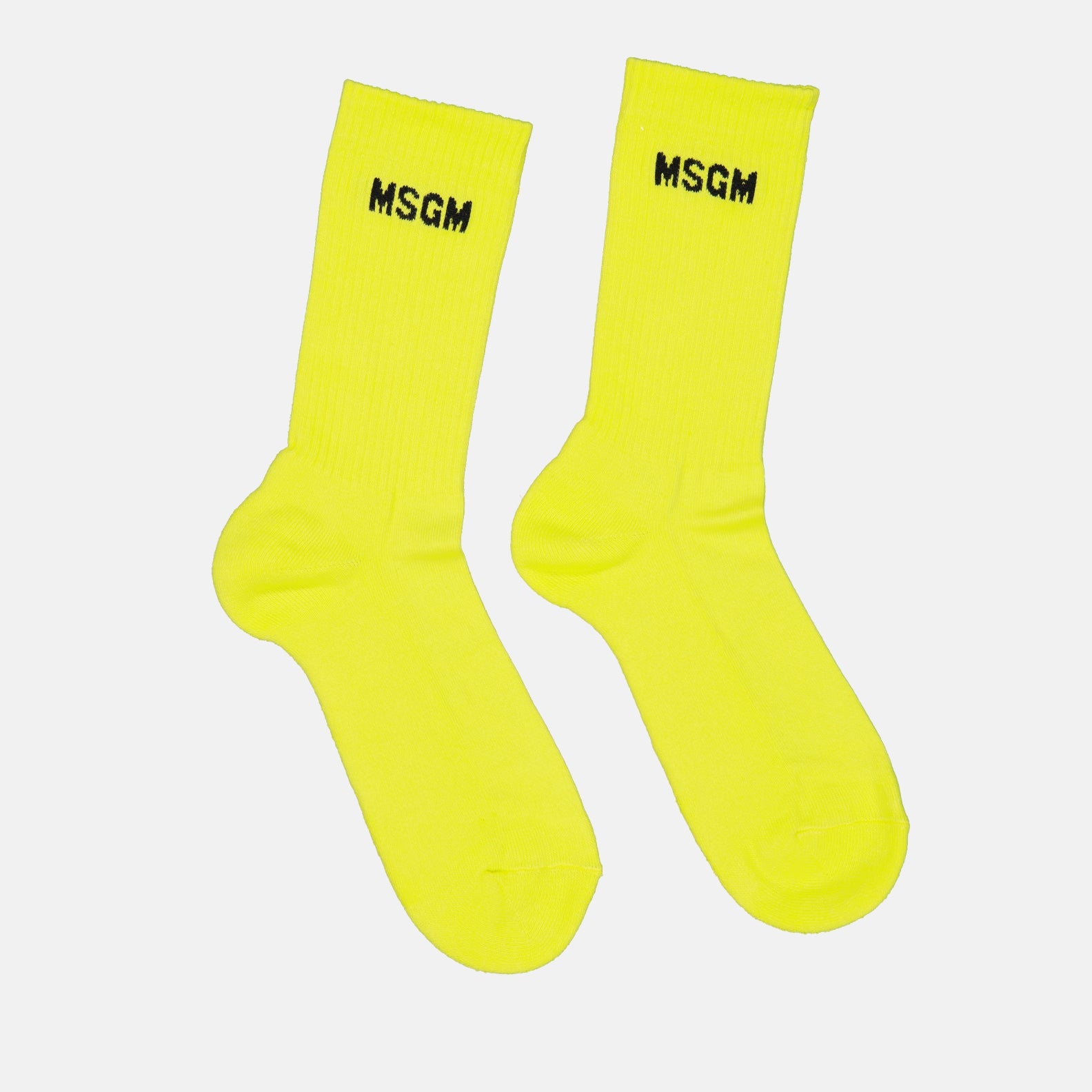 Ropa interior y homewear Chaussettes à logo MSGM Amarillo Femme