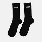 Sous-vêtements et homewear Chaussettes à logo MSGM Noir Femme