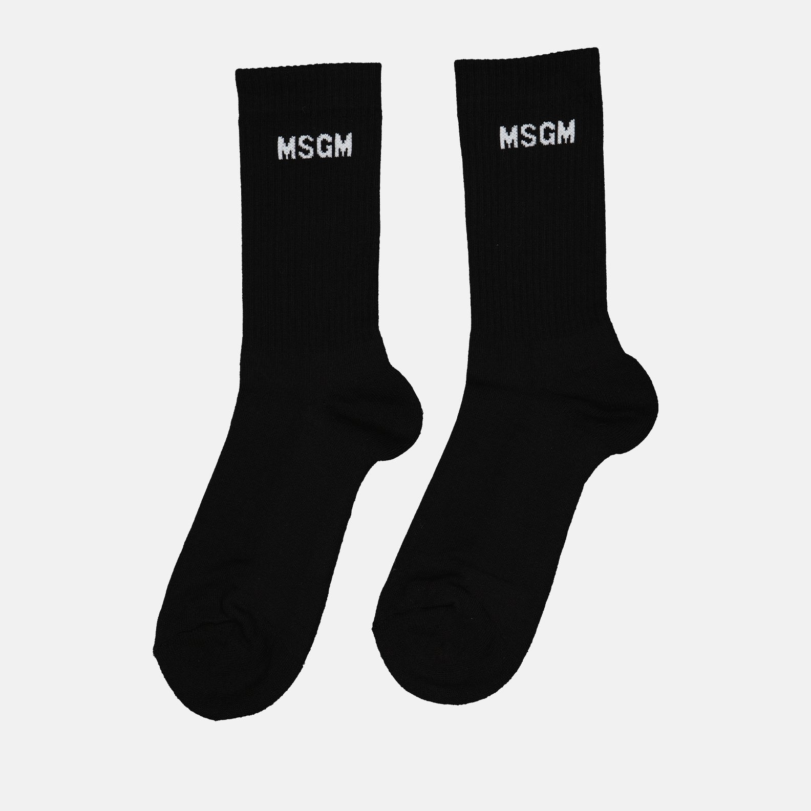 Sous-vêtements et homewear Chaussettes à logo MSGM Noir Femme