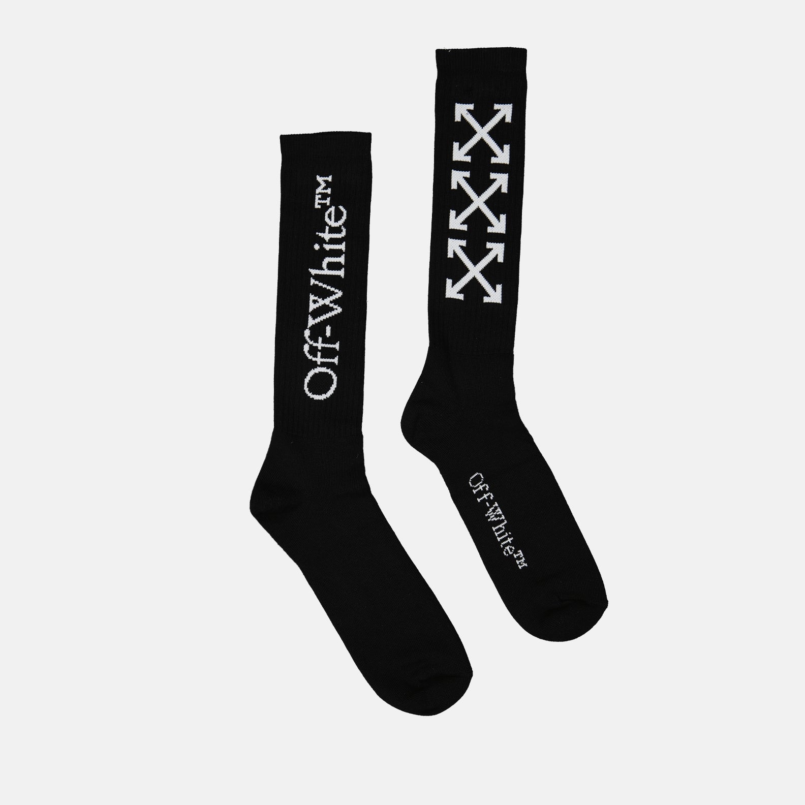 언더웨어 및 홈웨어 Chaussettes Arrow Off-White 검은색 Homme