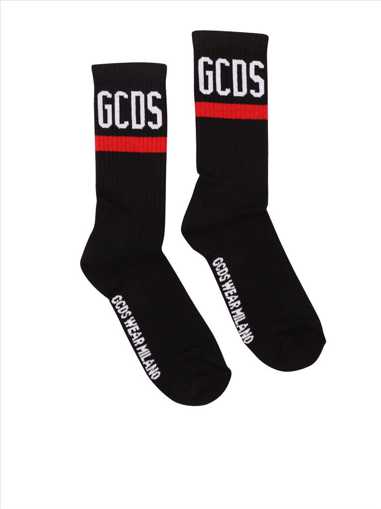 Ropa interior y homewear Chaussettes à logo GCDS Negro Homme