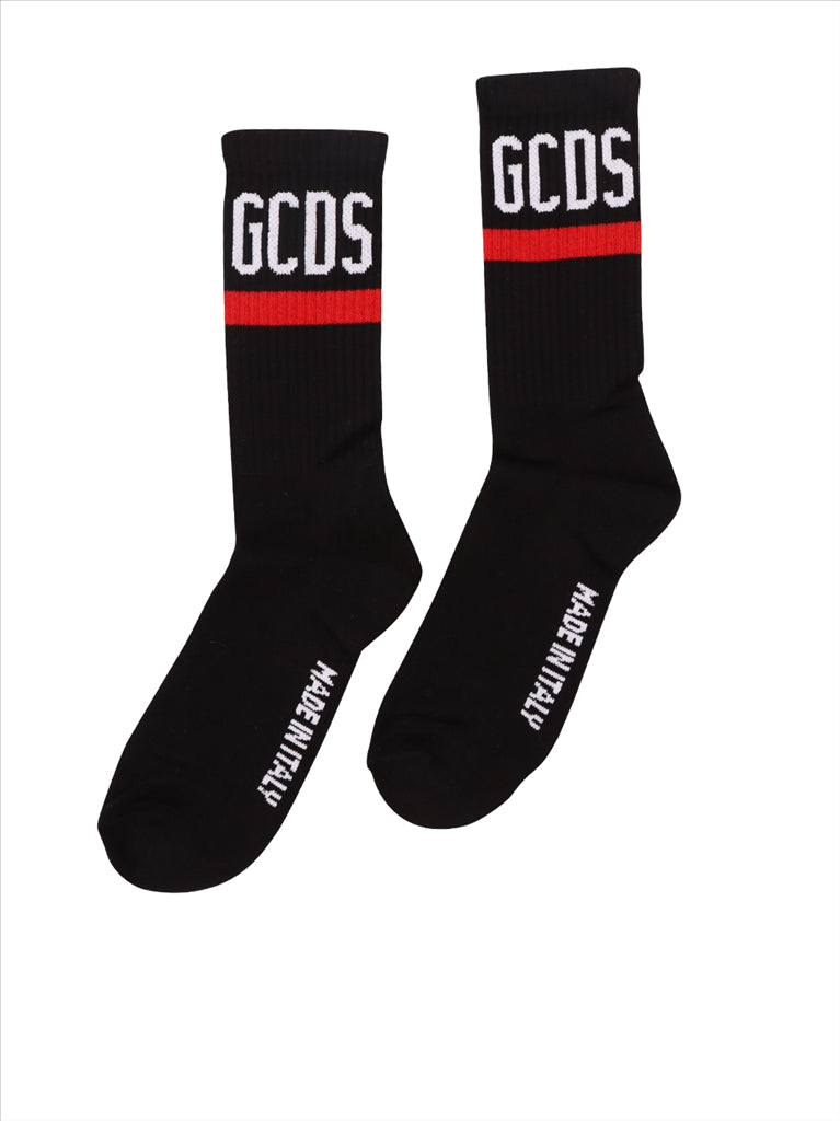Ropa interior y homewear Chaussettes à logo GCDS Negro Homme