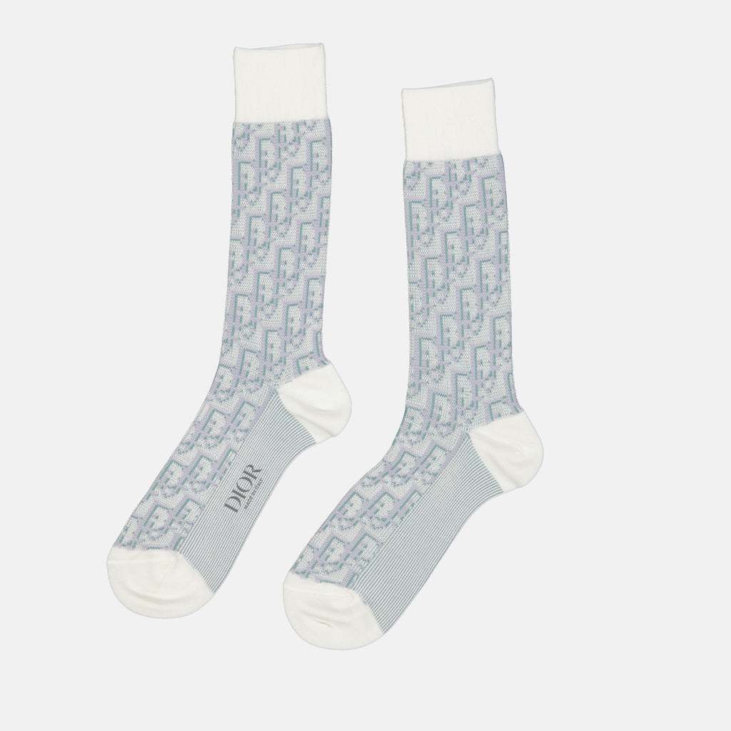 Ropa interior y homewear Chaussettes Oblique Dior Gris Homme