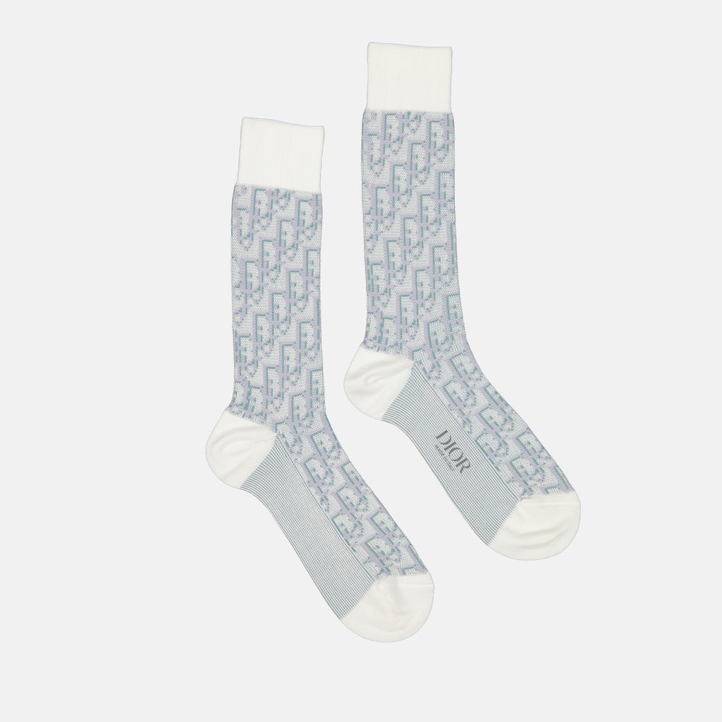 Ropa interior y homewear Chaussettes Oblique Dior Gris Homme