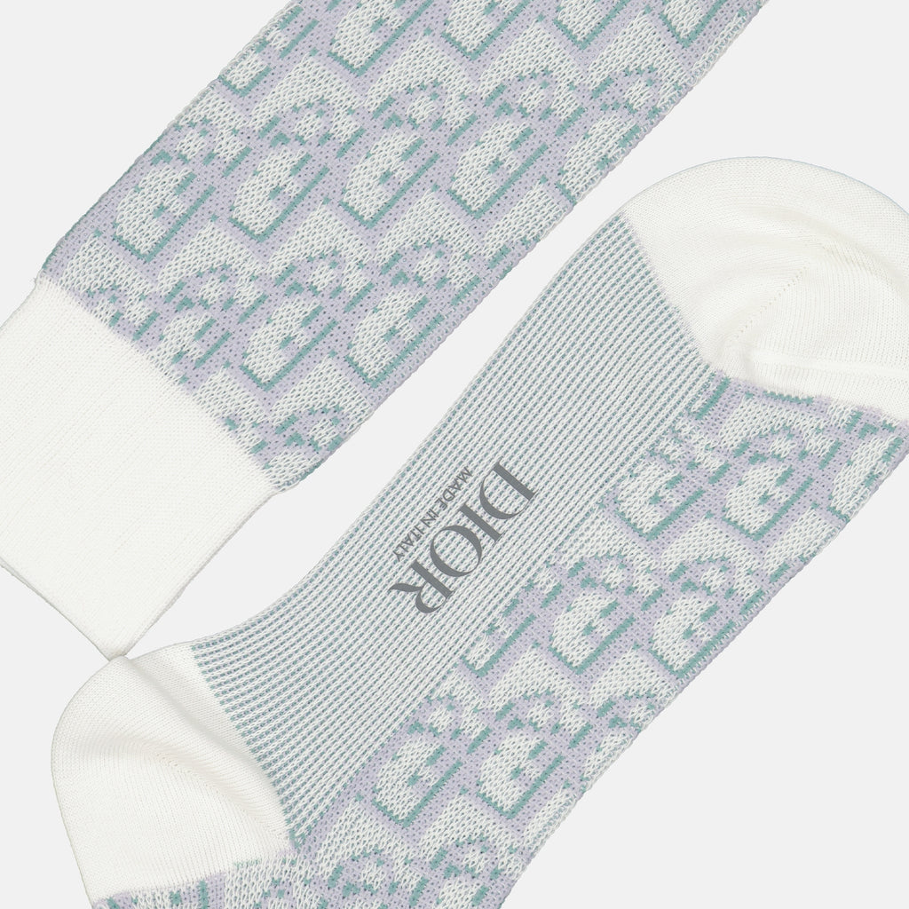 Ropa interior y homewear Chaussettes Oblique Dior Gris Homme