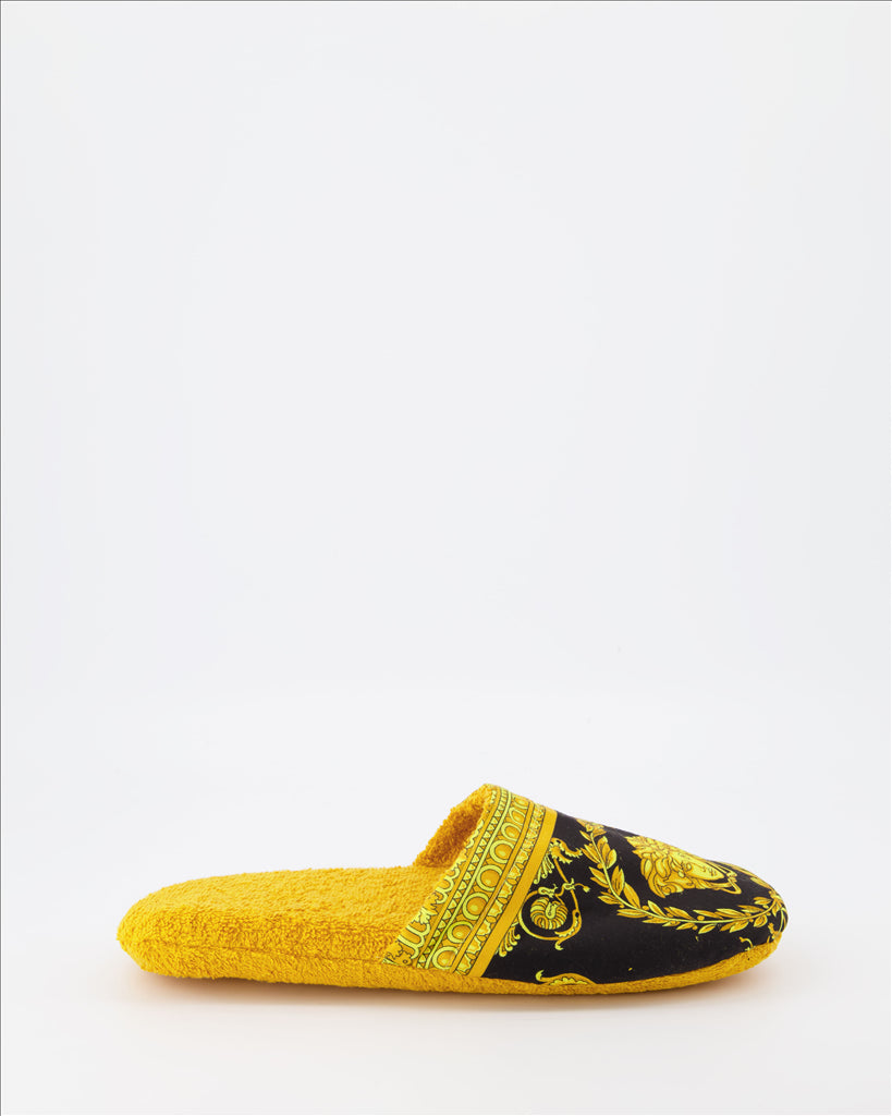 Ropa interior y homewear Chaussons Barocco Versace Amarillo Unisexo