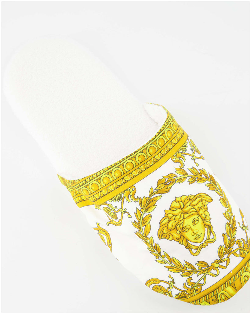 Ropa interior y homewear Chaussons Barocco Versace Blanco Unisexo