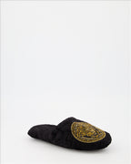 Underwear and homewear Medusa slippers Versace Black Unisex
