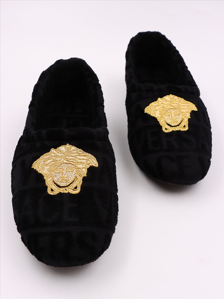 Lifestyle Chaussons Medusa Versace Noir Unisexe