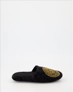 Underwear and homewear Medusa slippers Versace Black Unisex