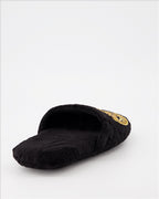Underwear and homewear Medusa slippers Versace Black Unisex