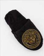 Underwear and homewear Medusa slippers Versace Black Unisex