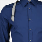 Shirts Suspender shirt Alexander McQueen Blue Man