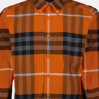 Camisas Chemise à carreaux Cantell Burberry Naranja Homme