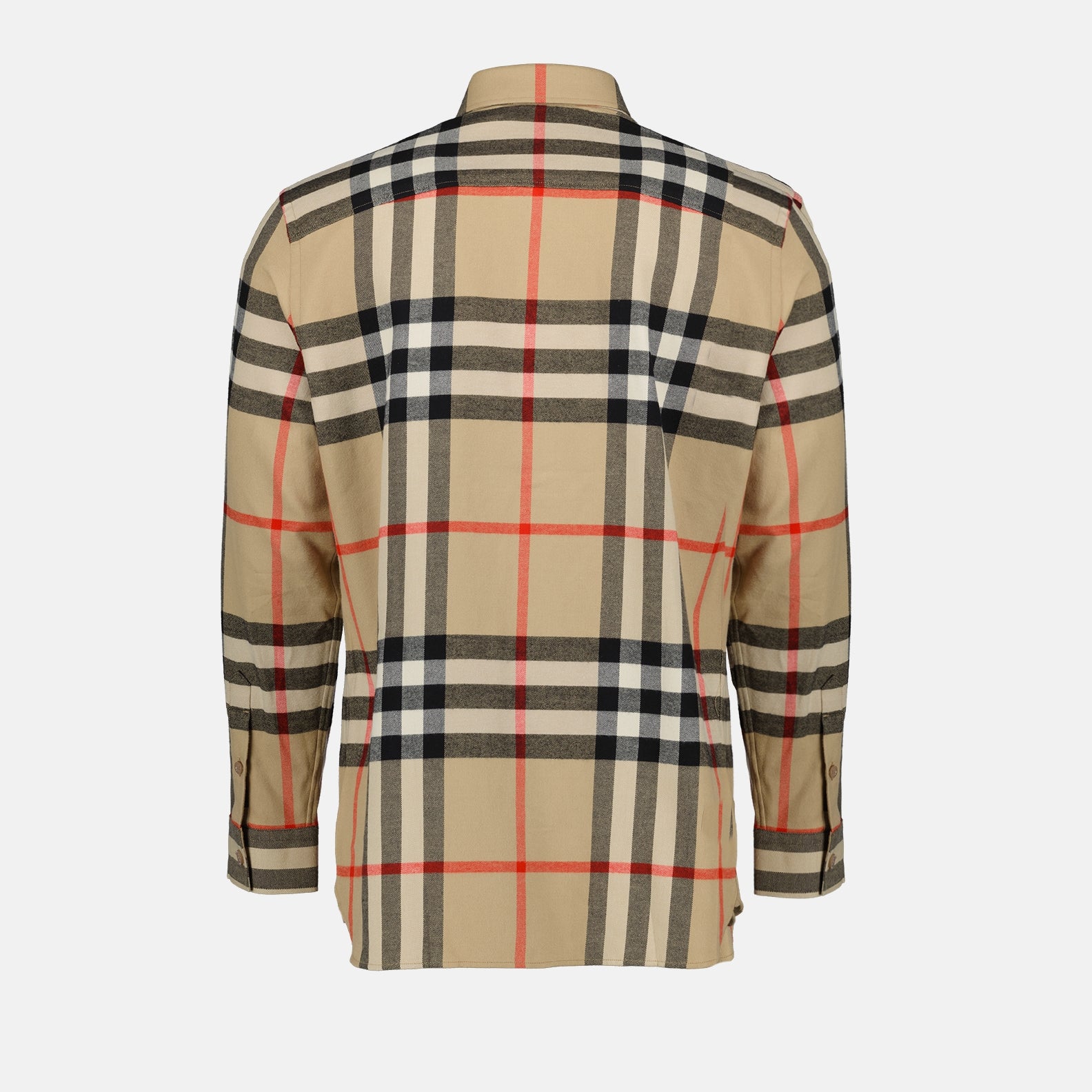 Chemises Chemise à carreaux Burberry Beige Homme