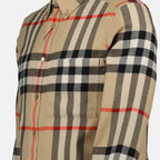 Chemises Chemise à carreaux Burberry Beige Homme