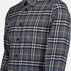 Camisas Chemise à carreaux Burberry Cinza Homme