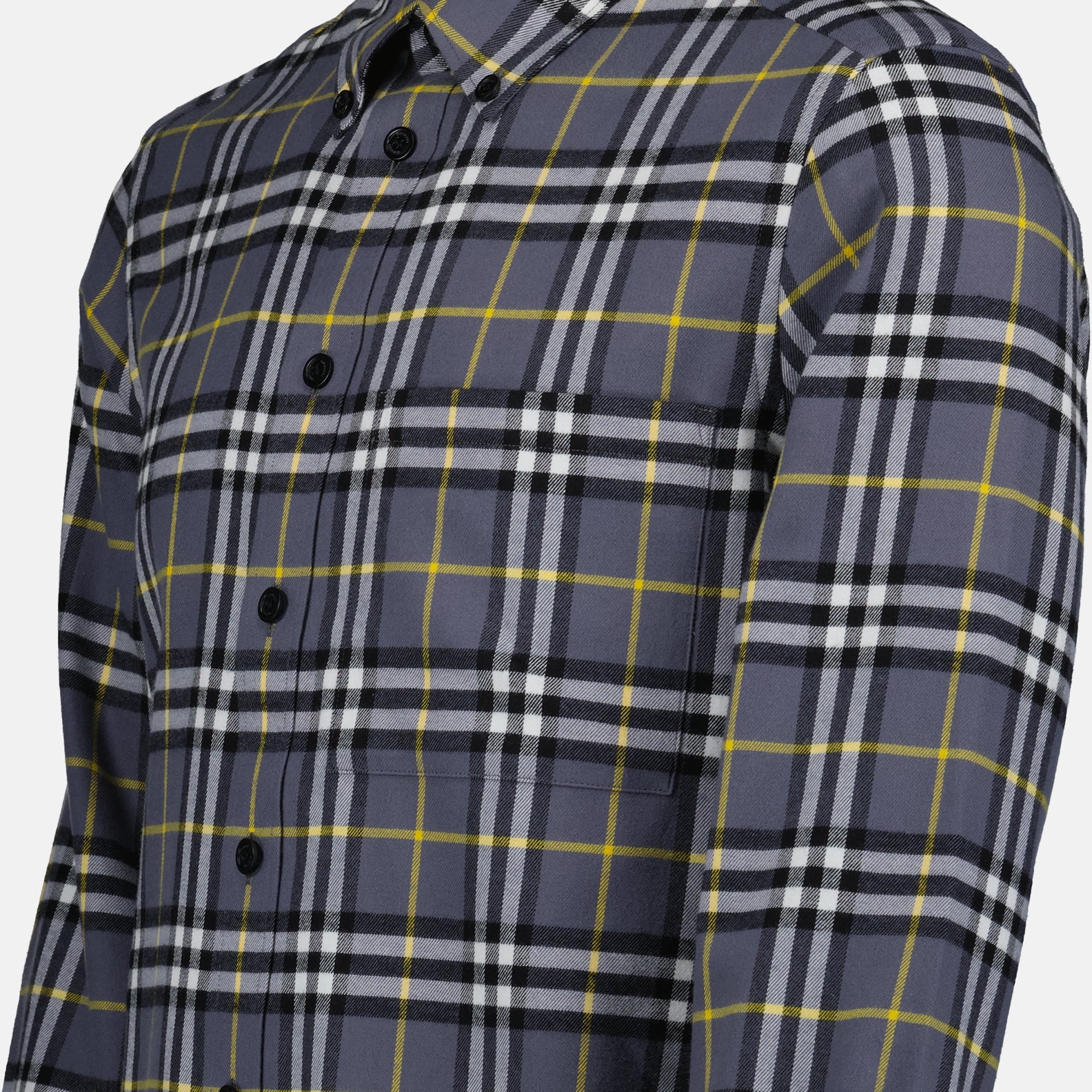 Camisas Chemise à carreaux Burberry Cinza Homme