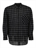 Shirts Checked shirt Saint Laurent Black Man