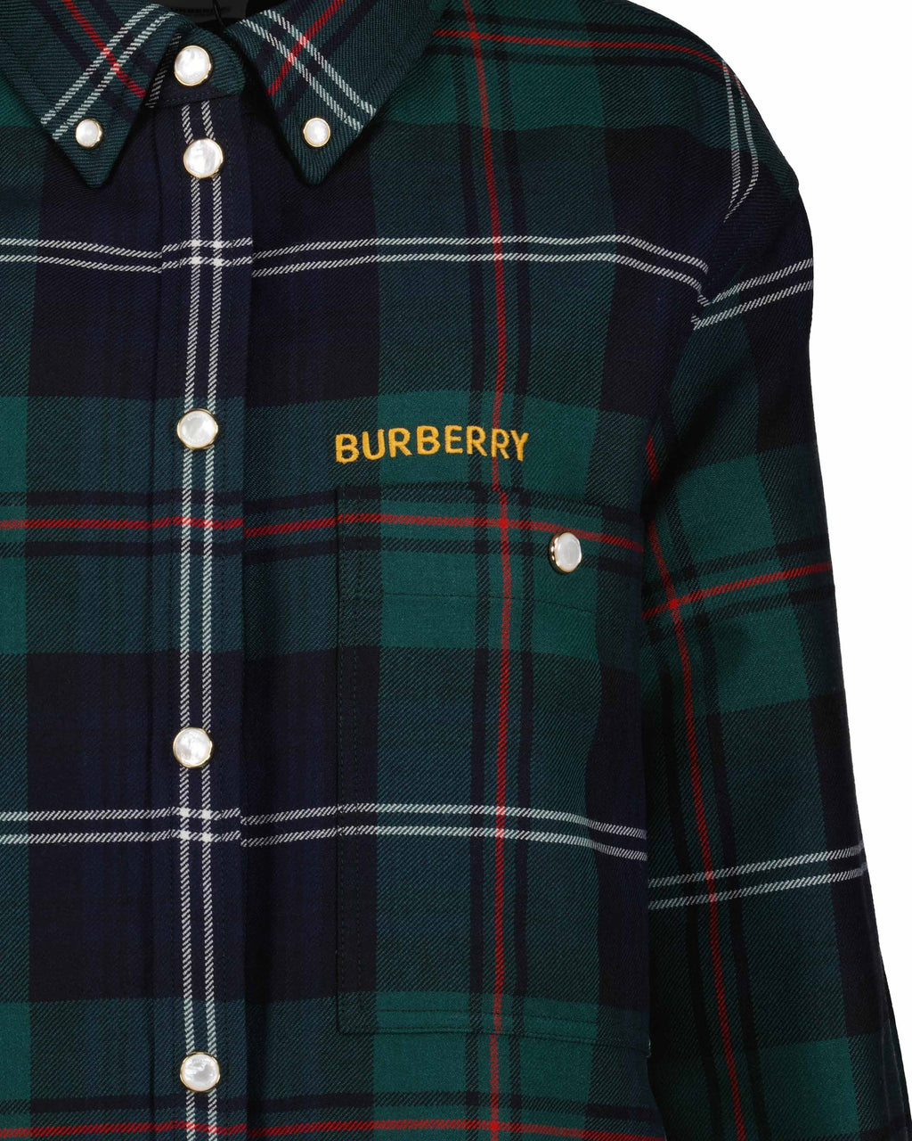 Camisas Chemise à carreaux Burberry Verde Femme