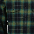Camisas Chemise à carreaux Saint Laurent Verde Homme