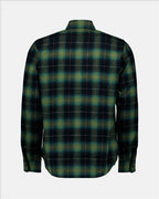 Camisas Chemise à carreaux Saint Laurent Verde Homme