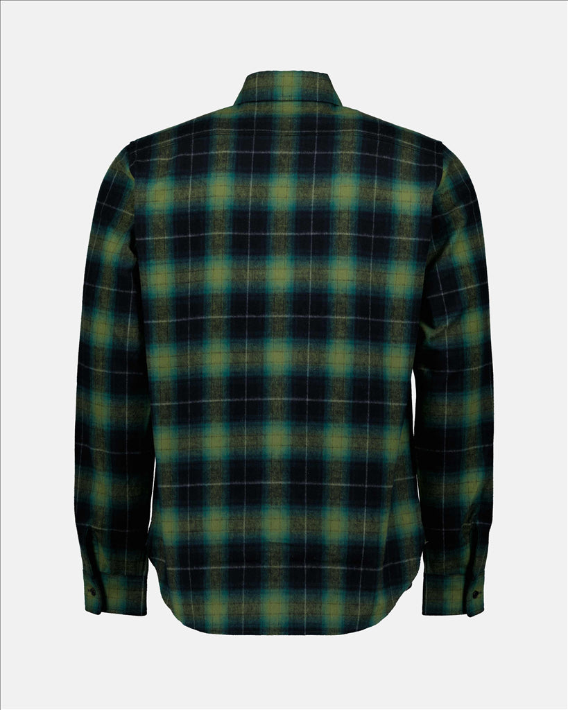 Camisas Chemise à carreaux Saint Laurent Verde Homme