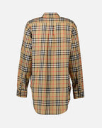 Shirts Checked shirt Burberry Beige Women