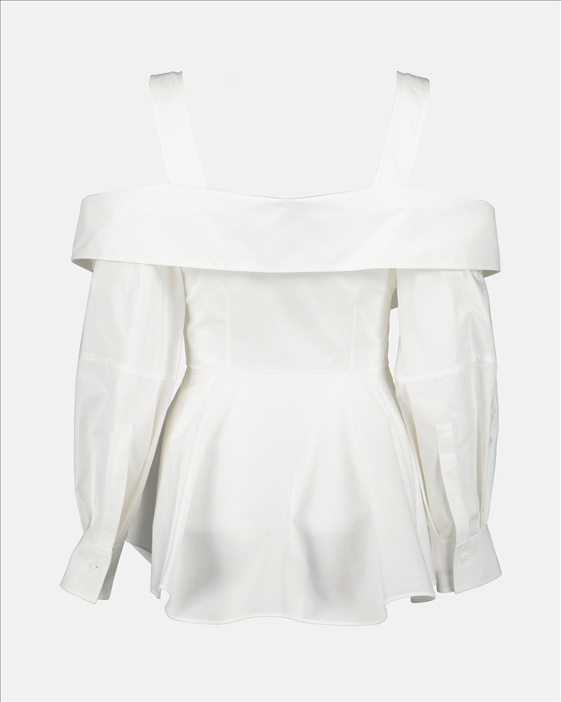 Tops Cutout shirt Alexander McQueen White Women