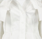 Tops Cutout shirt Alexander McQueen White Women